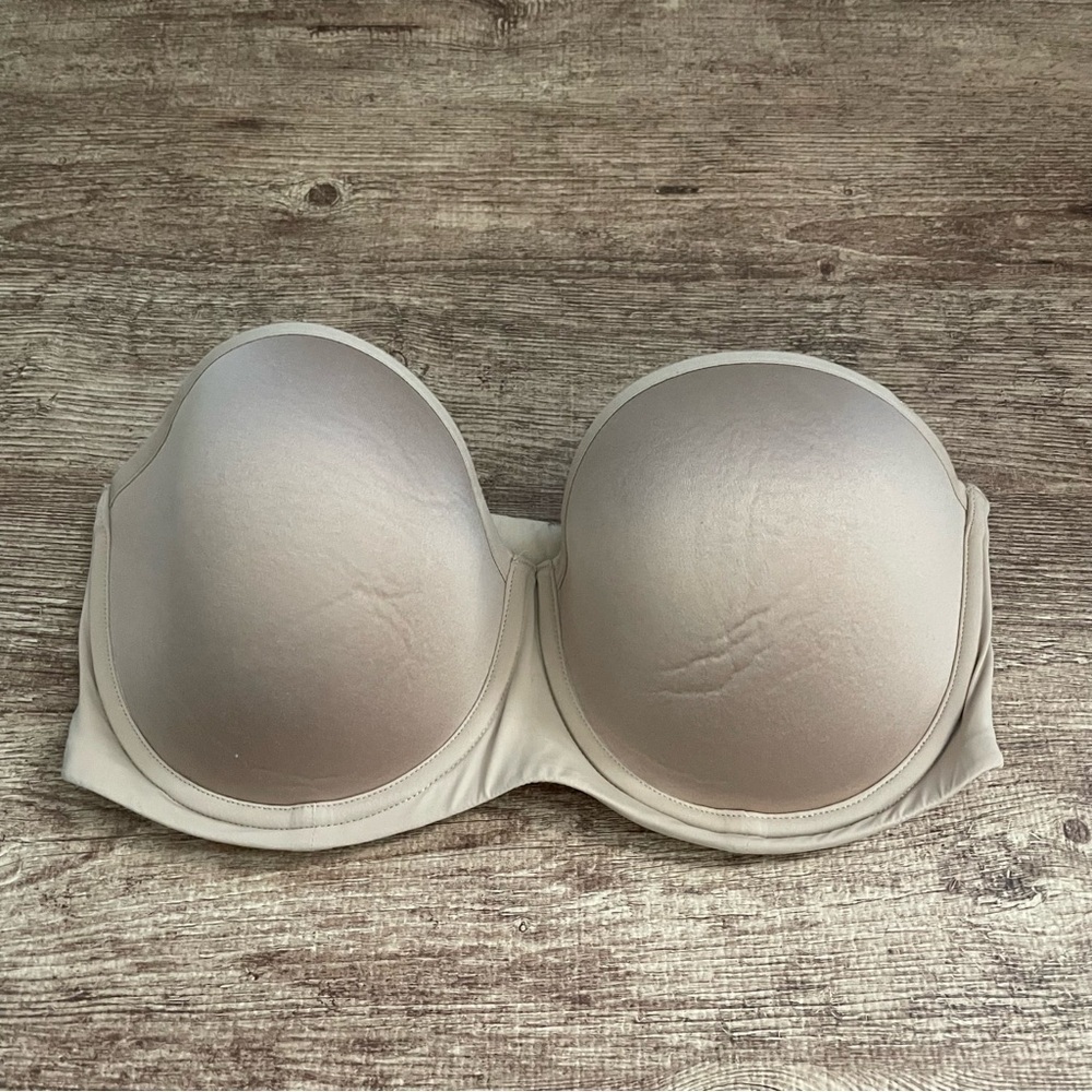 Thirdlove Tan 24/7 Classic Bra Strapless Size 36D